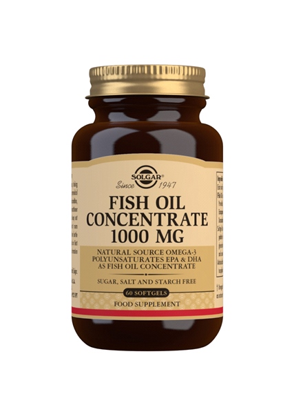 Solgar - Fish Oil Concentrate 1000mg (60 Softgels)